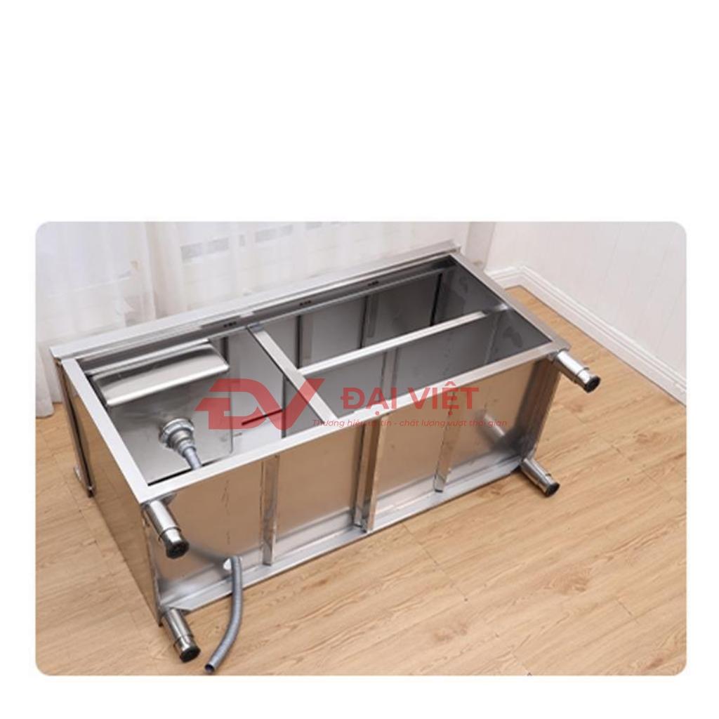 Bản vẽ kỹ thuật chi tiết thông số bồn rửa chén inox 1 ngăn lớn 1450x600x800mm