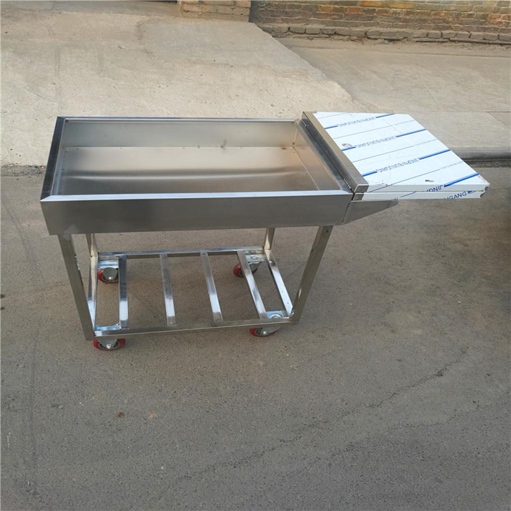 Thông số kỹ thuật của xe đẩy inox 2 tầng 750X480X800mm