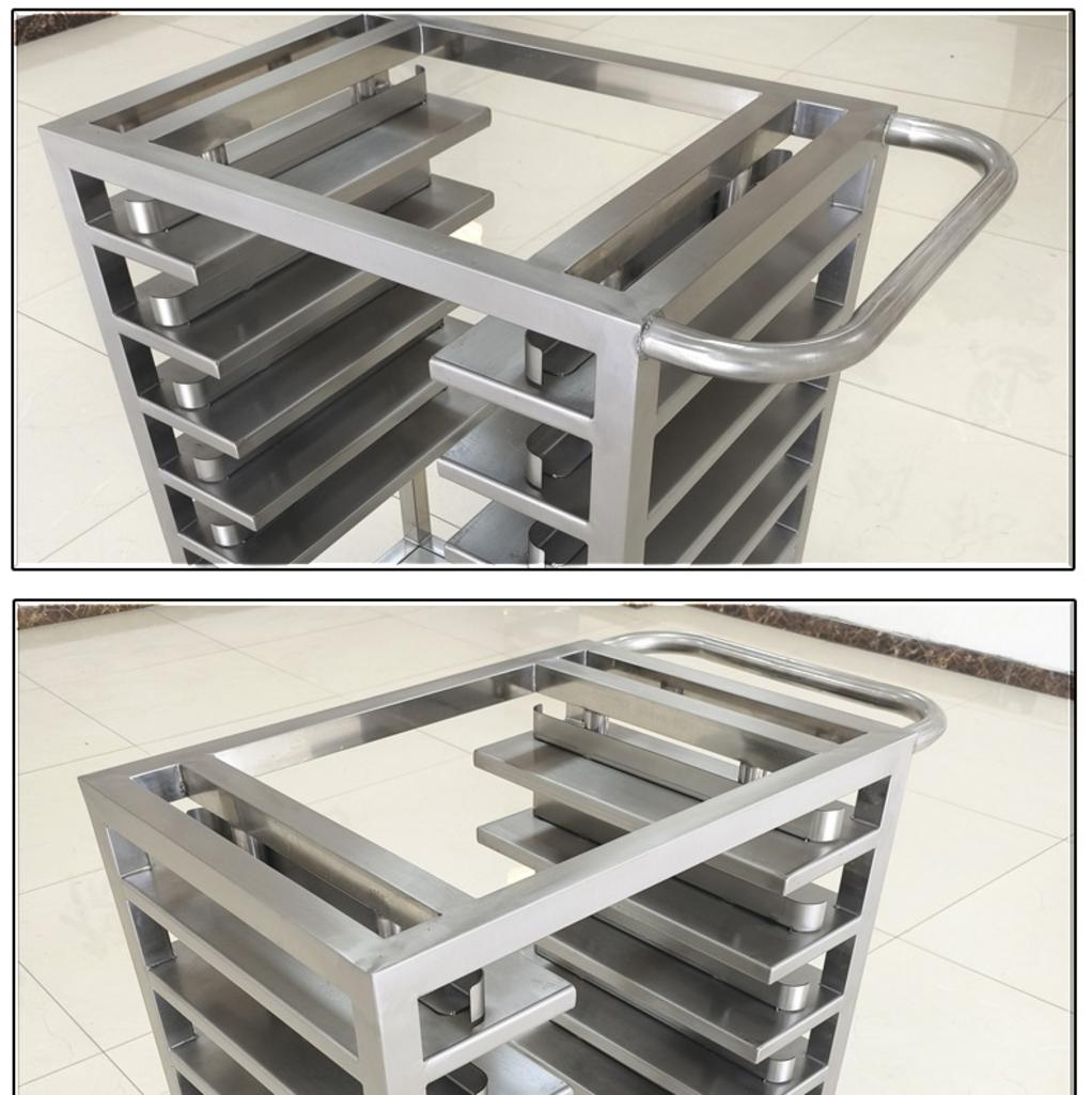 Thông số kỹ thuật của xe đẩy khay bánh inox 5 tầng