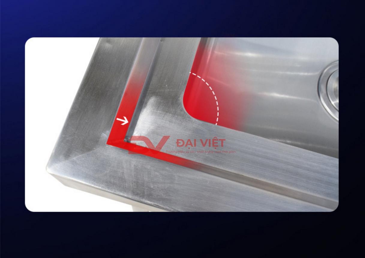 Bảng bảo hành 12 tháng của sản phẩm chậu rửa inox