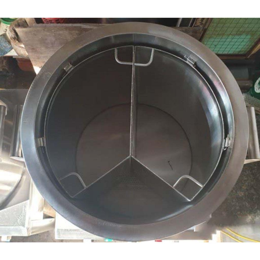 Chất liệu inox 304 bền bỉ - Nồi nấu cháo điện công nghiệp 100L