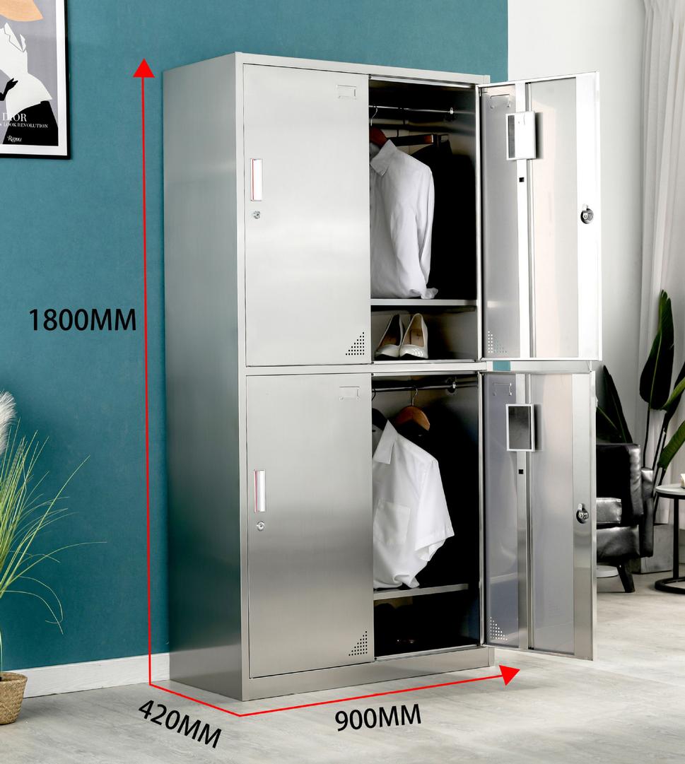 Bảng so sánh thông số và lợi ích giữa tủ quần áo inox 4 cửa, tủ gỗ công nghiệp và tủ nhựa cao cấp