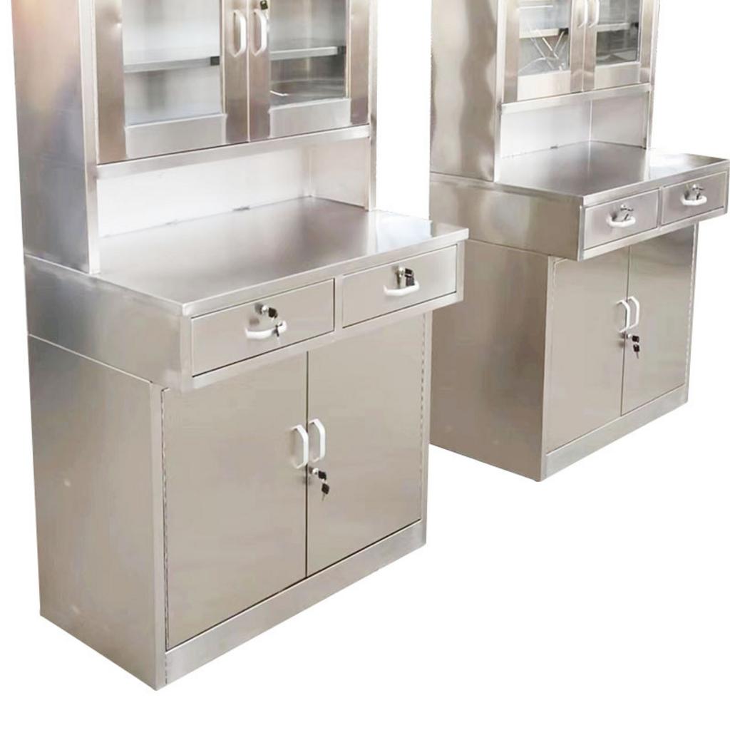 Bảng so sánh tủ thuốc inox 6 cửa có bàn với các loại tủ y tế khác