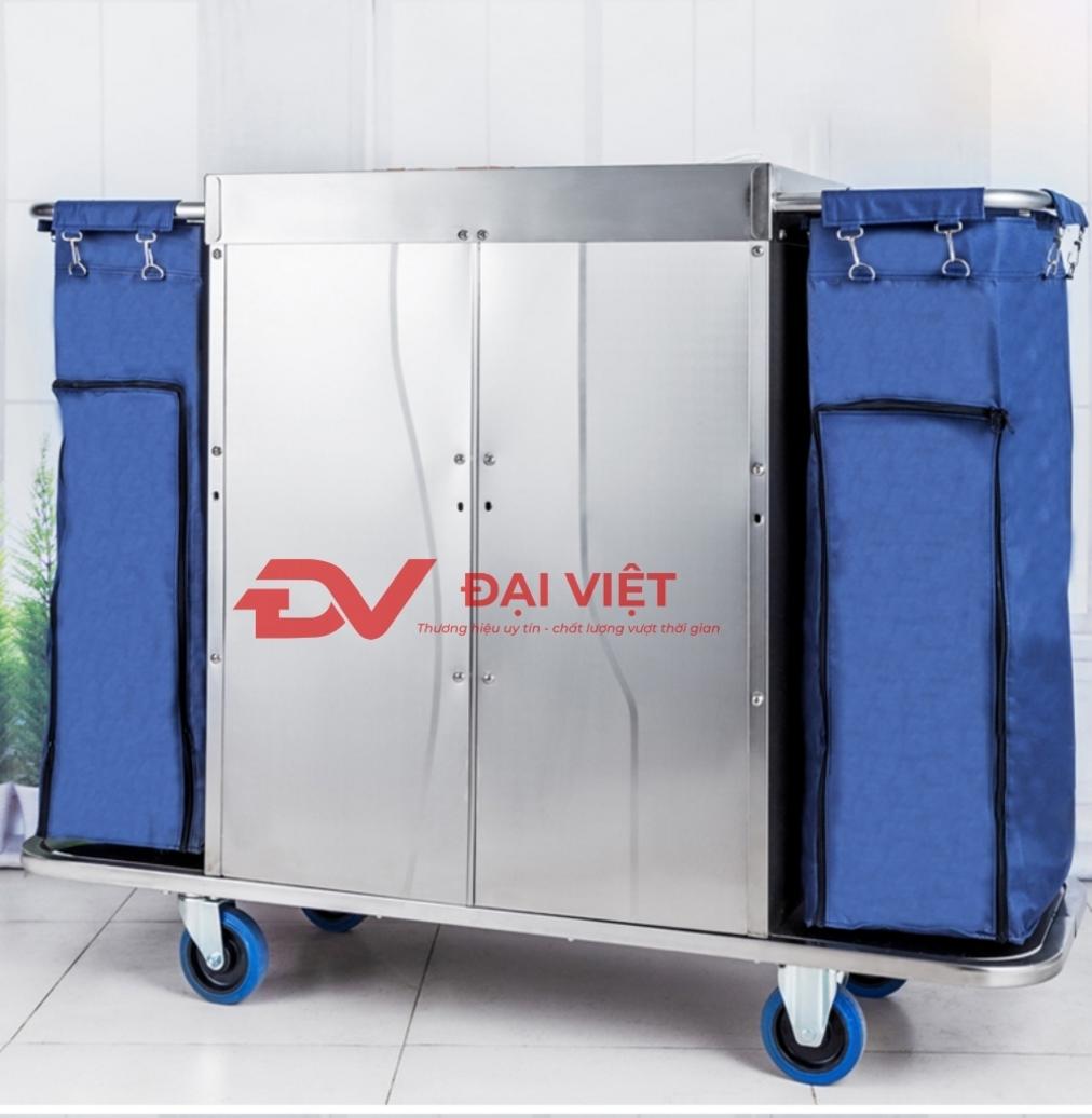 Chất liệu Xe đẩy dọn phòng 900x460x105mm