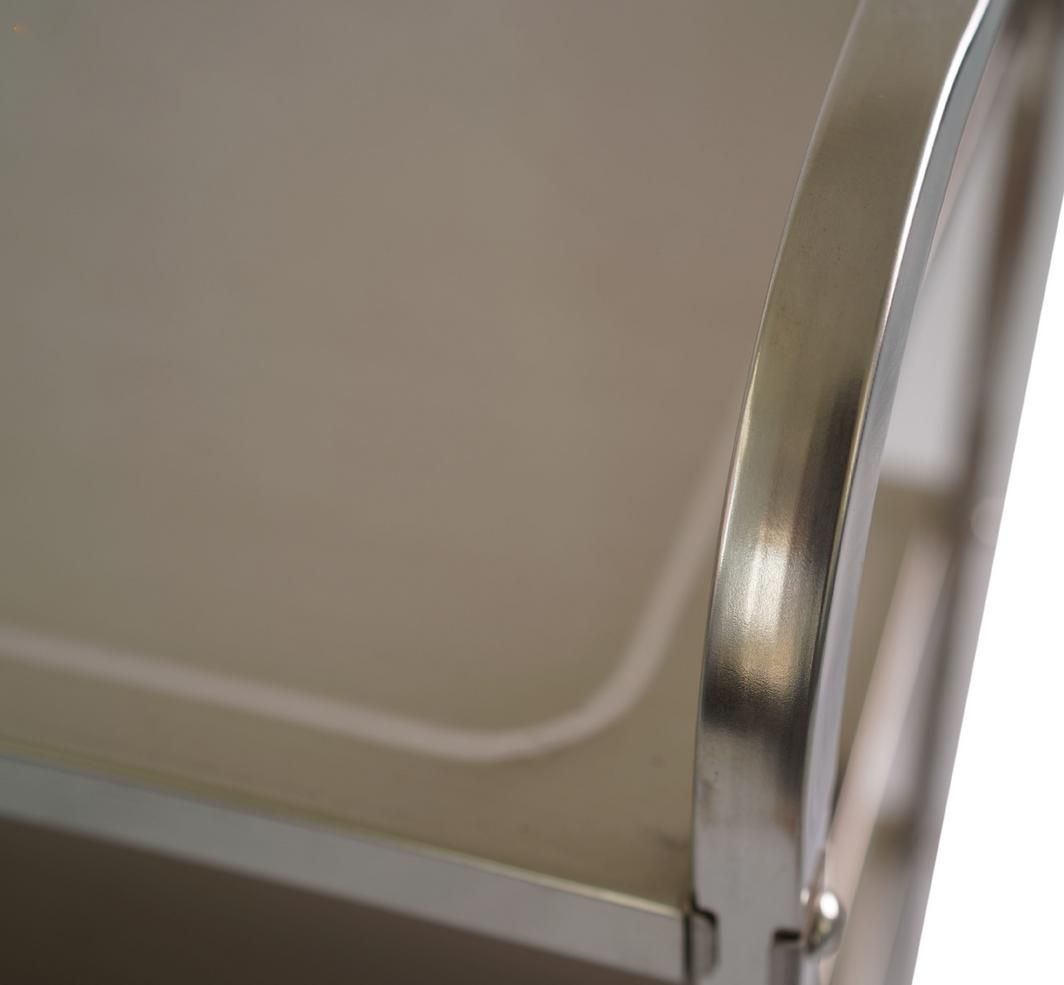 Bảng so sánh xe đẩy inox 3 tầng loại khác