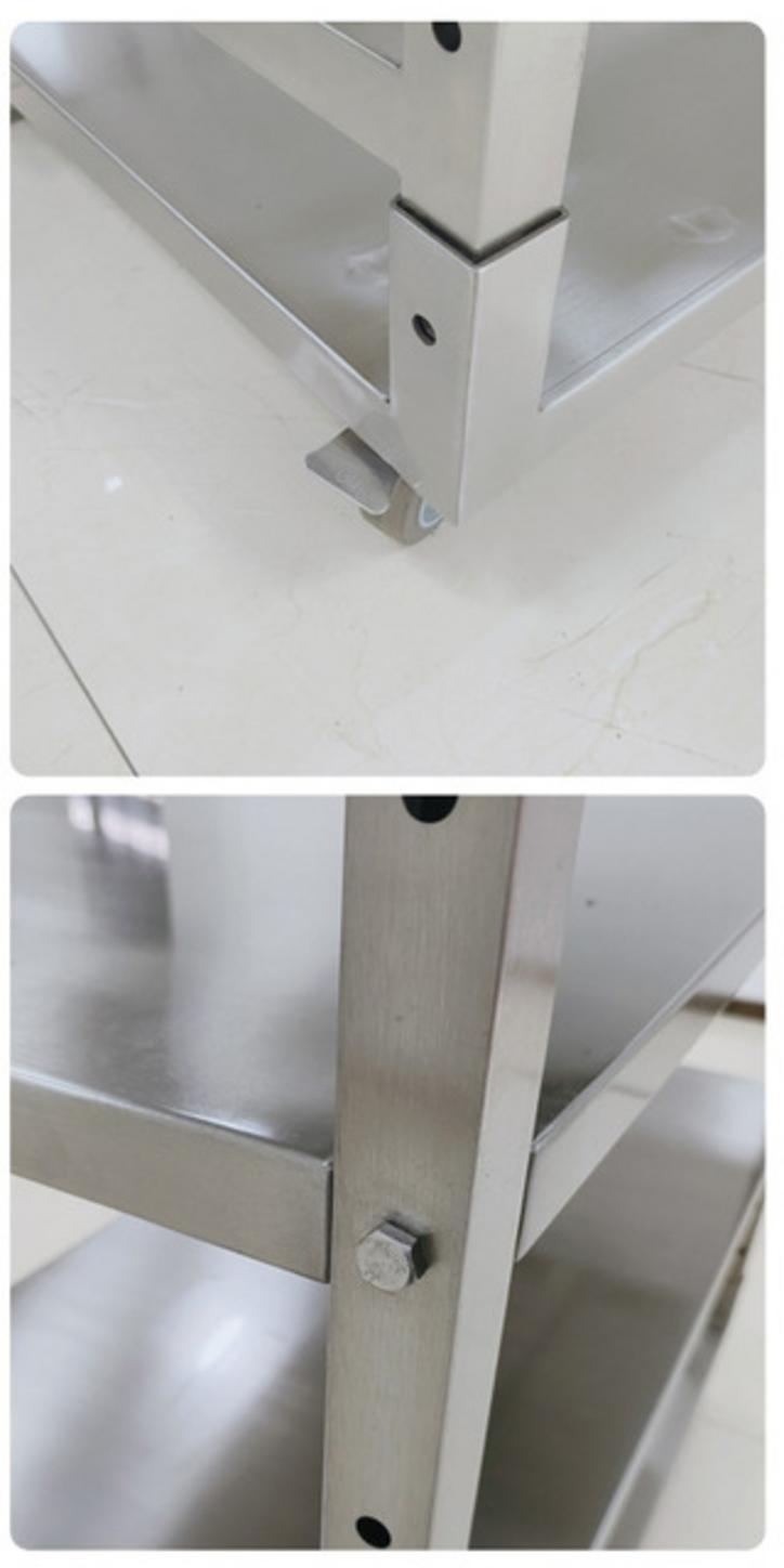 So sánh xe đẩy inox 4 tầng