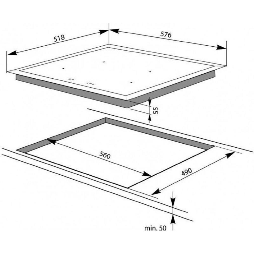 Thông số kỹ thuật Bếp từ Hafele ICONIC 535.02.201