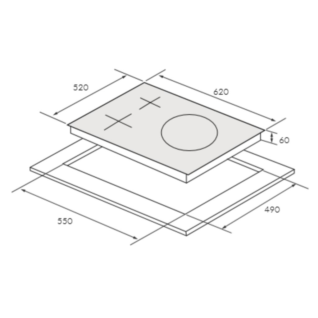 Thông số kỹ thuật Bếp từ Eurosun EU-T905G