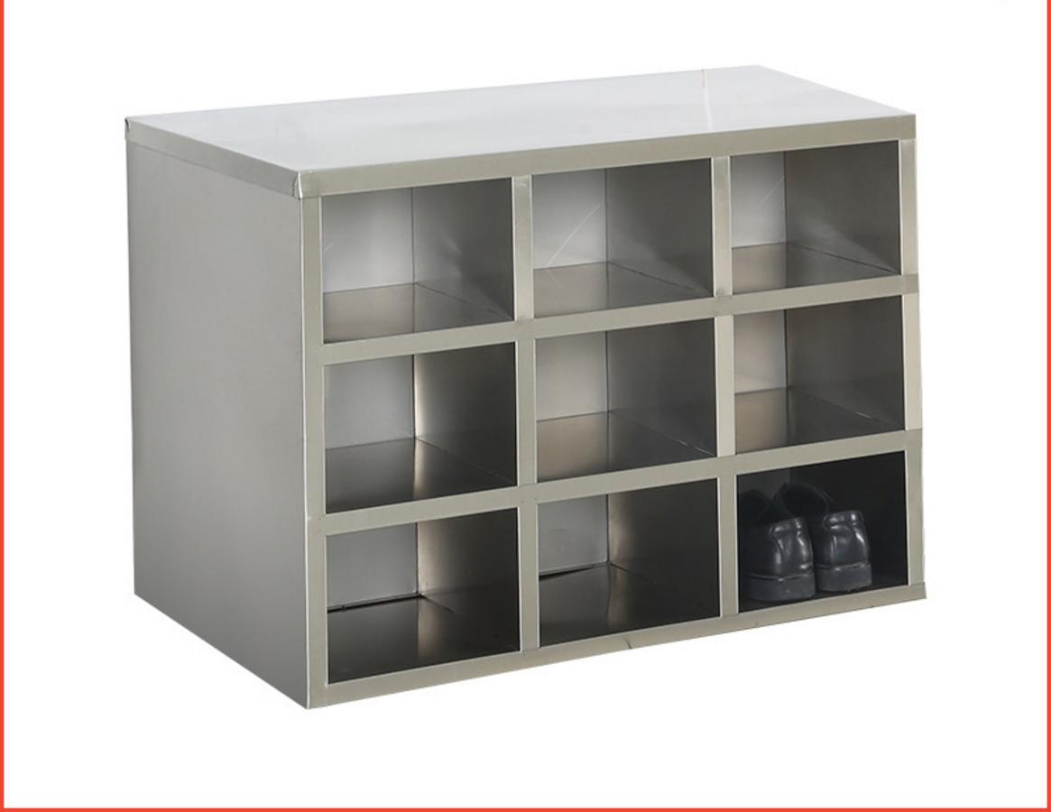 Bảng thông số kỹ thuật chi tiết của tủ giày inox 9 hộc