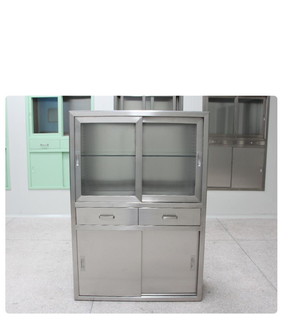 Bảng thông số kỹ thuật chi tiết tủ thuốc y tế inox 4 cửa 2 ngăn kéo