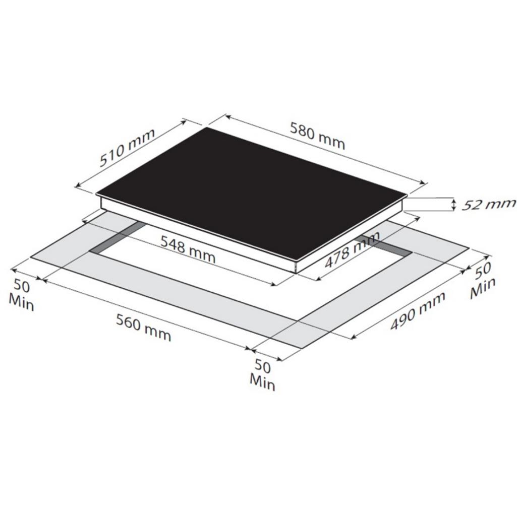 Thông số kỹ thuật của Bếp kết hợp Dudoff Mia F3BS