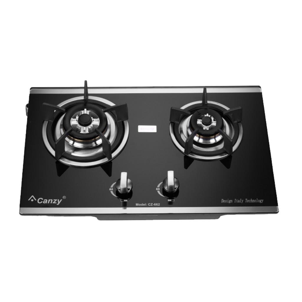 Bếp gas âm 2 lò Canzy CZ 662