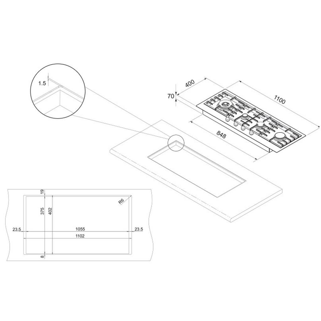 Tổng quan về sản phẩm Bếp gas Dudoff Gaia S04M1