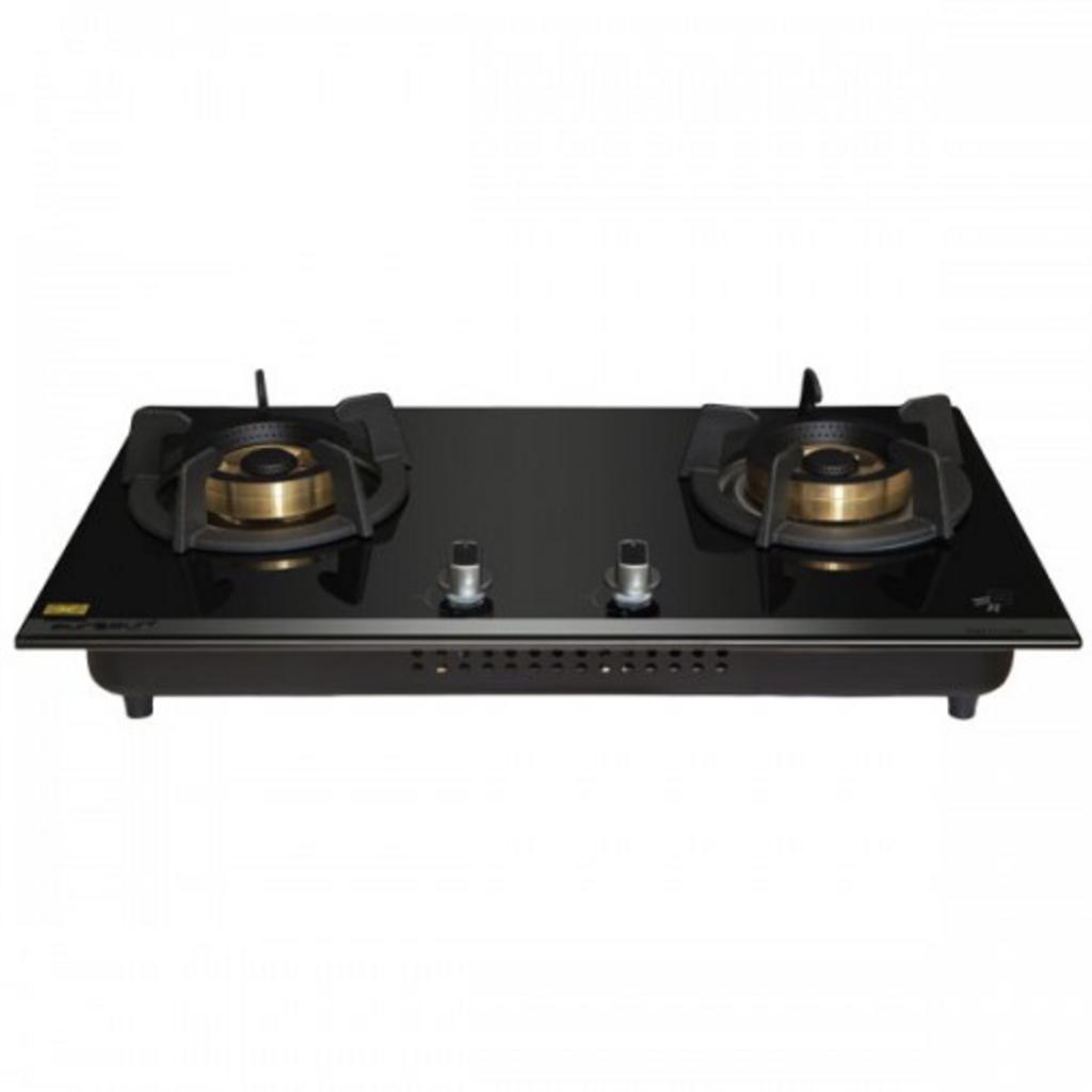 Bếp gas âm Eurosun EU GA205S với mặt kính cường lực, mâm chia lửa đồng nguyên chất và kiềng gang đúc chắc chắn