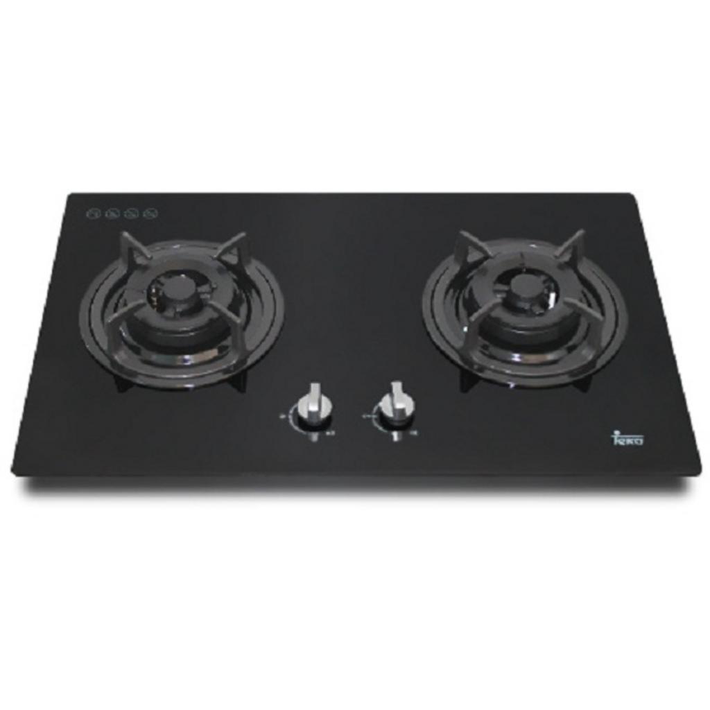 Bếp gas âm Teka GX 73 2G AI AL 2TR với mặt kính chịu lực và kiềng gang chắc chắn trong không gian bếp hiện đại