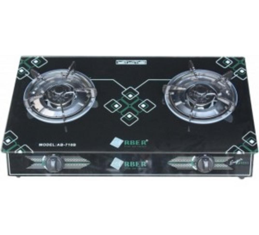Bếp gas Dương ARBER AB -710B thiết kế hiện đại mặt kính đen 2 bếp nấu nhà bếp sạch sẽ ánh sáng tự nhiên