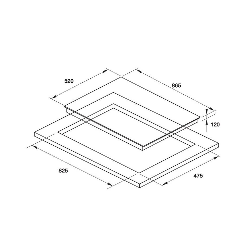 Tổng quan về sản phẩm Bếp gas Hafele HC-G863B 538.06.298