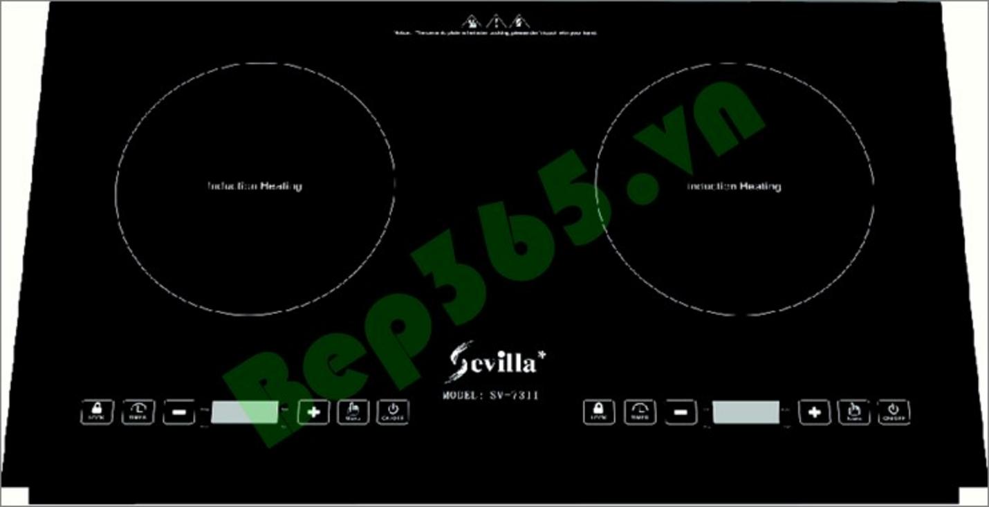 Tổng quan về Bếp từ đôi Sevilla SV - 73II lắp âm