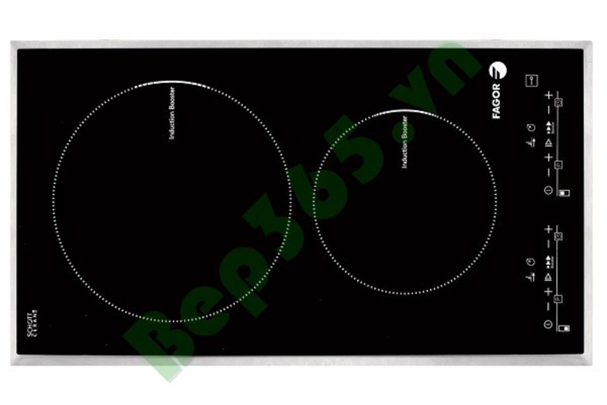 Bếp Từ Domino Fagor 3MF-2IAX trên bàn bếp hiện đại với ánh sáng tự nhiên