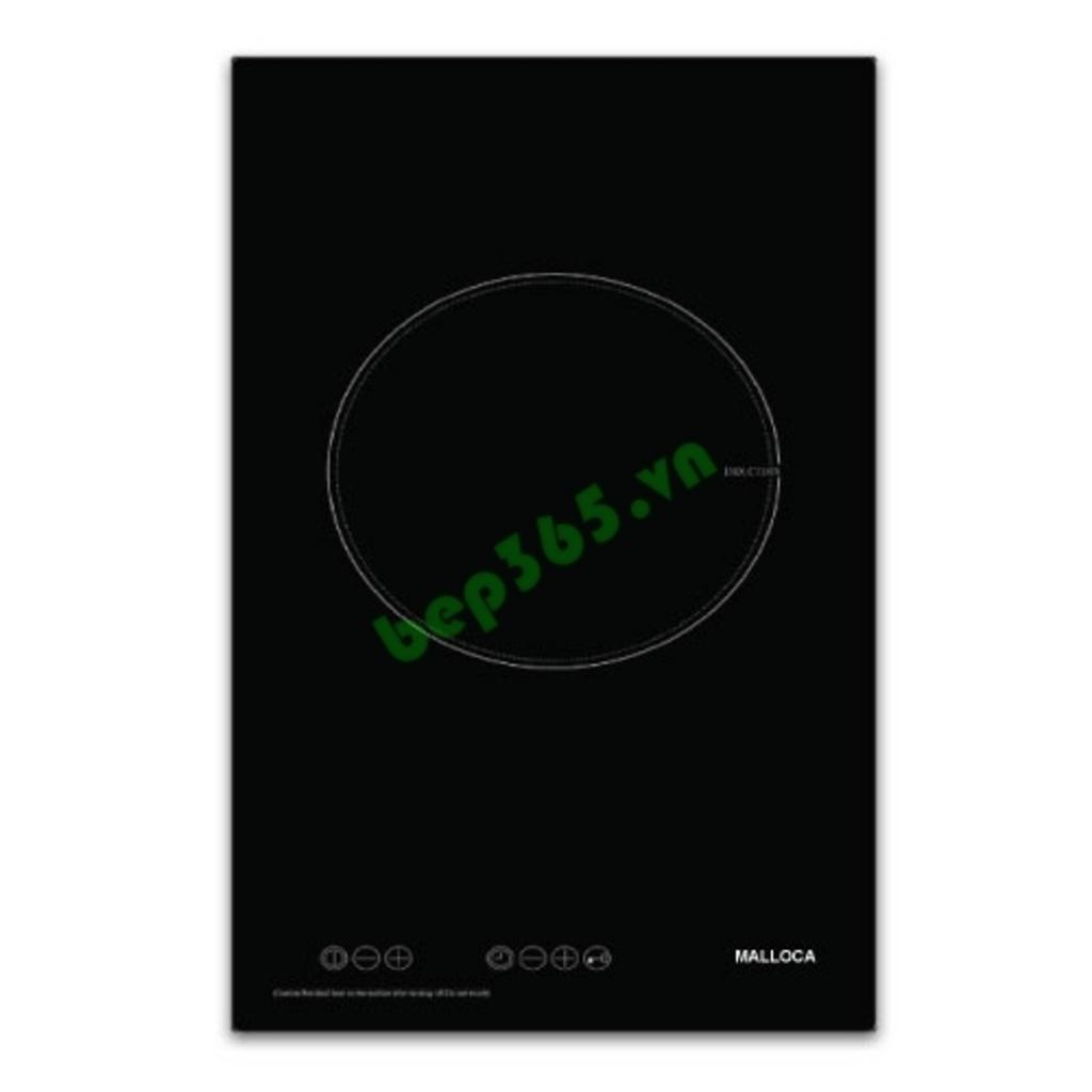 Bếp từ mini Malloca DC 3001 lắp âm thiết kế domino hiện đại bếp âm từ mặt kính sáng bóng