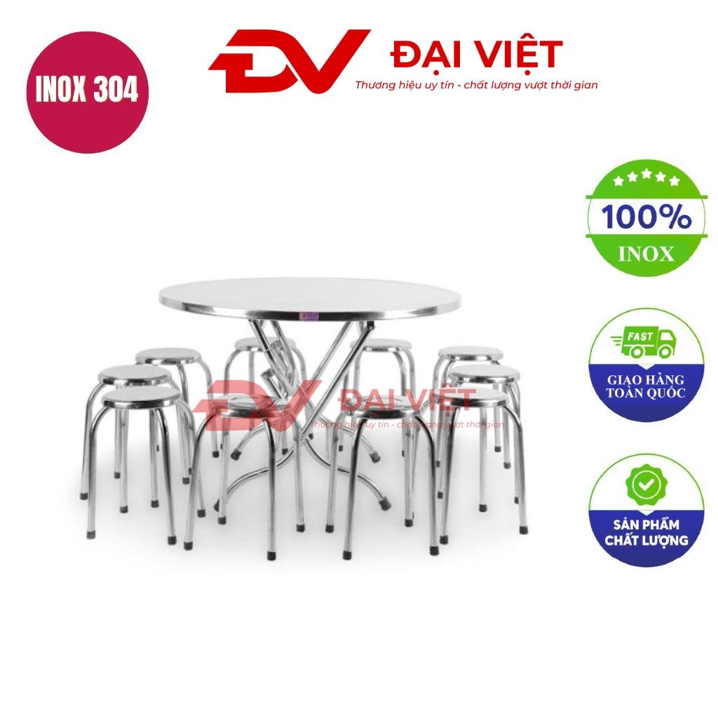 Tổng quan về Bộ bàn ăn inox 4 ghế
