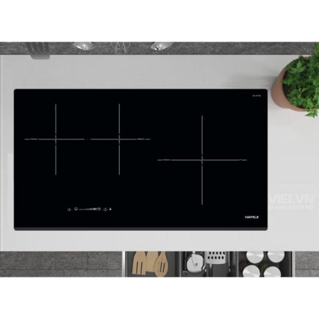 Các biểu tượng tính năng an toàn và tiện ích trên bếp từ Hafele HC-IF77D