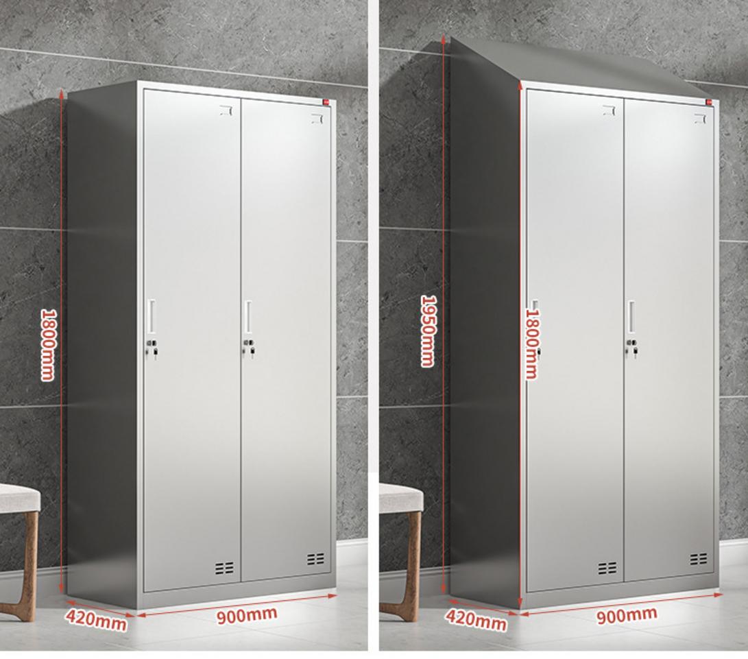 Các góc tủ quần áo inox bo tròn an toàn