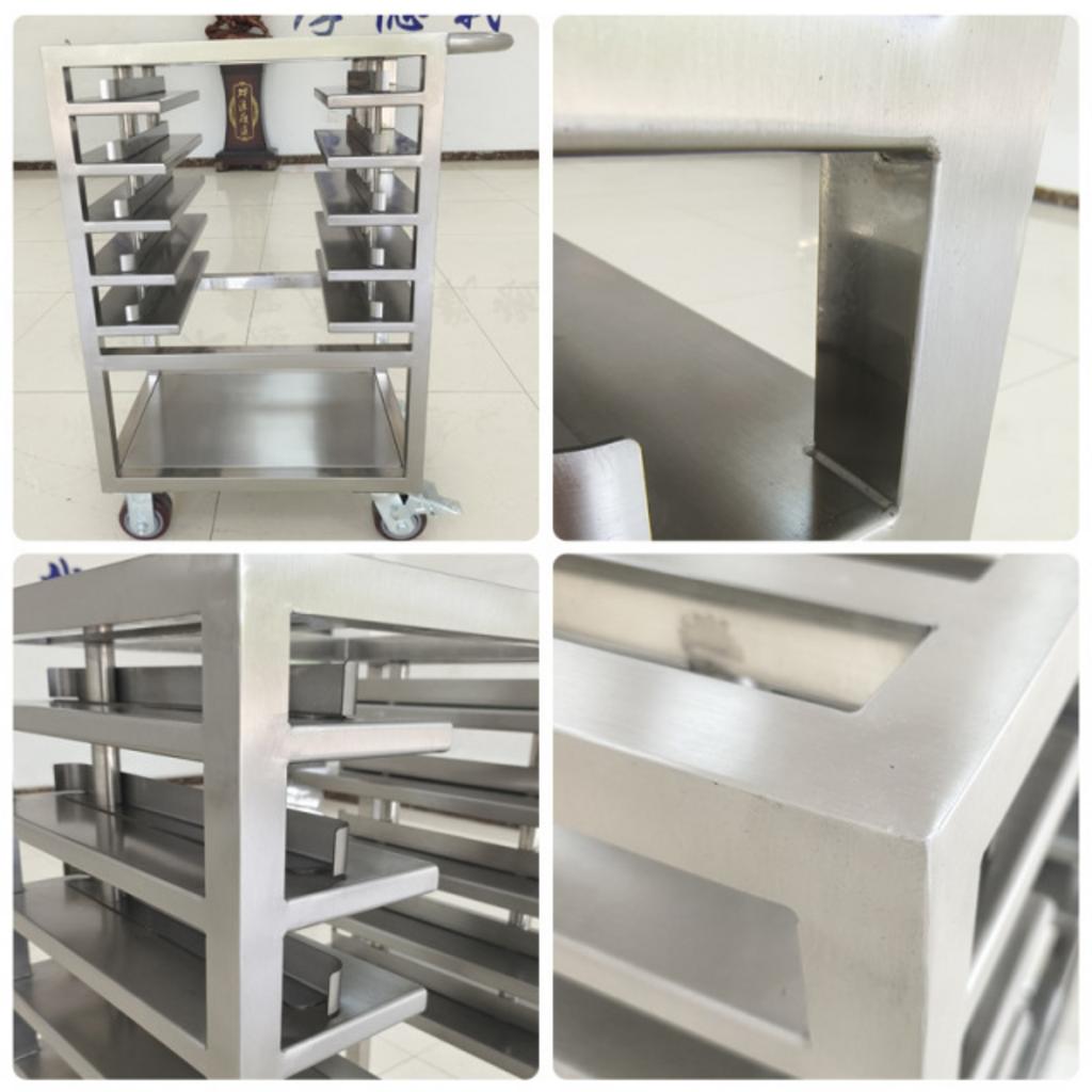 Ưu điểm nổi bật của xe đẩy khay bánh inox 5 tầng