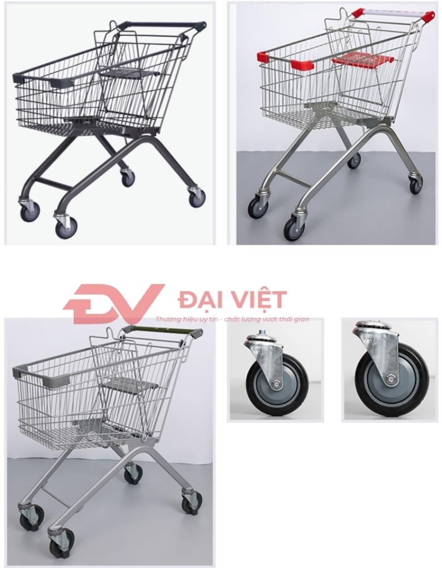 Thiết kế an toàn của xe đẩy hàng siêu thị 340L