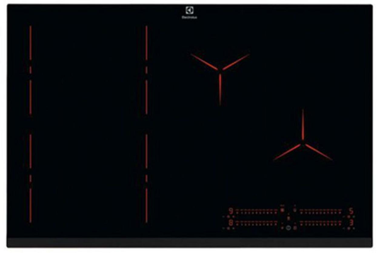 Chi tiết bảng điều khiển và mặt kính Eurokera của bếp từ Electrolux