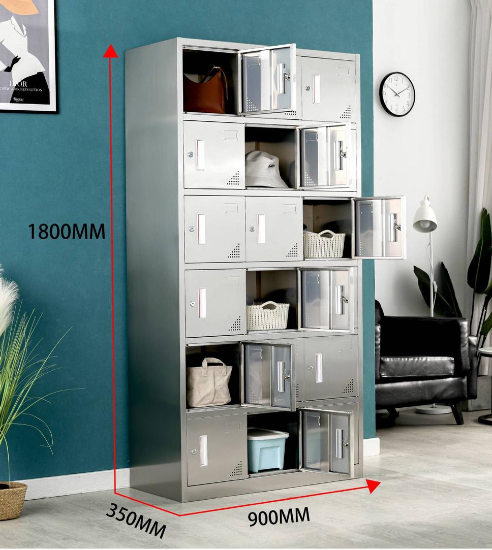 Thiết kế 18 cửa khóa riêng biệt