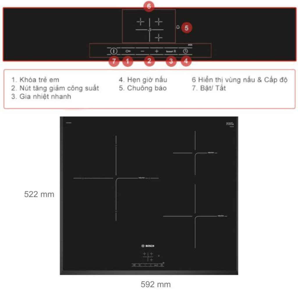 Hướng dẫn sử dụng Bếp từ Bosch PIJ651BB1E