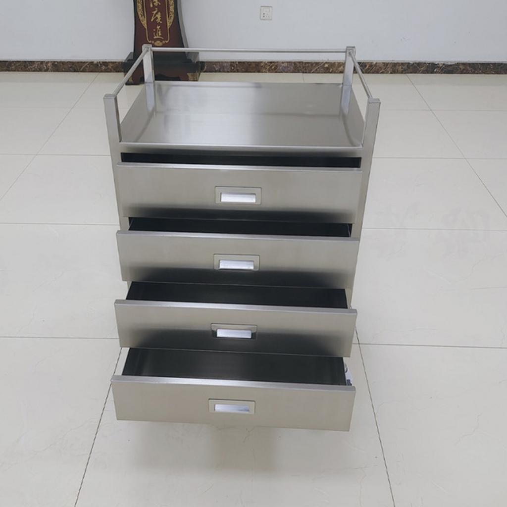 Chi tiết kích thước và cấu tạo xe đẩy y tế inox