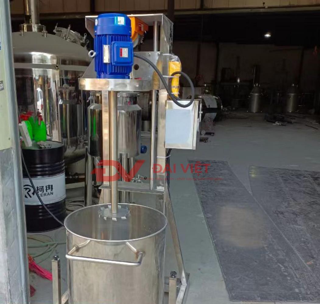 Dung tích phù hợp với sản xuất mỹ phẩm quy mô vừa và lớn