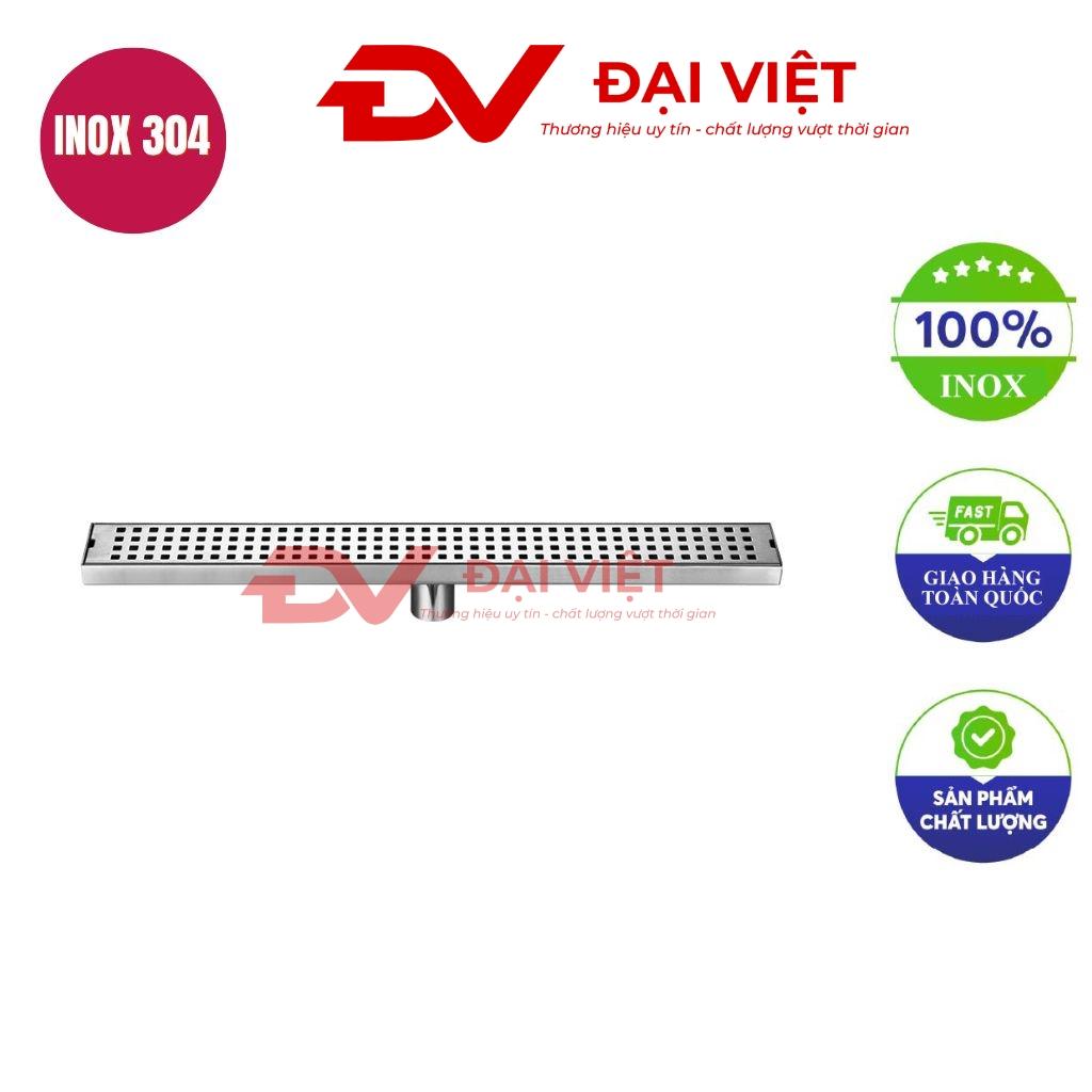 Máng thoát sàn inox 30x15x6.7cm trong nhà bếp công nghiệp chi tiết vật liệu inox 304