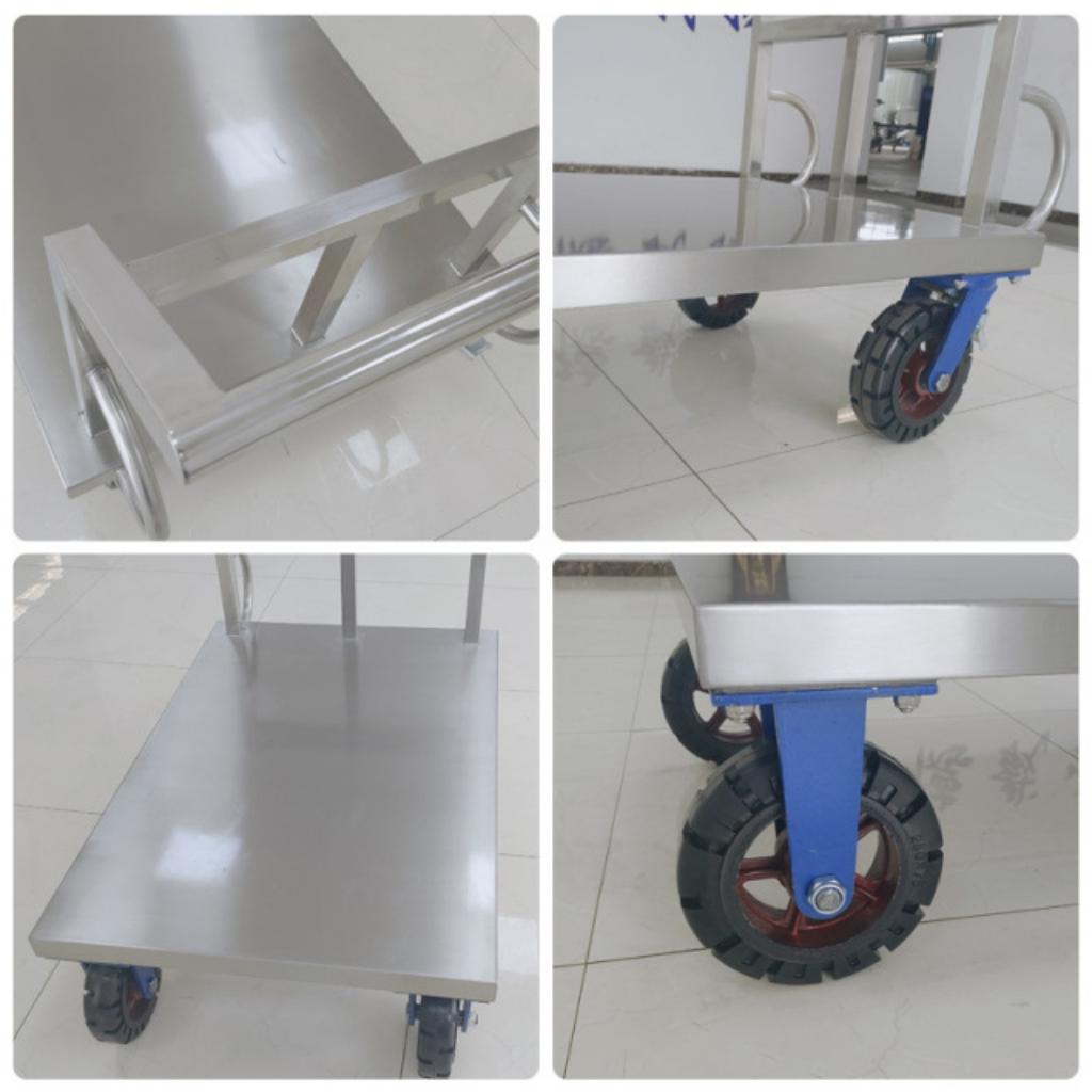 Bánh xe bền bỉ cho xe đẩy hàng inox 4 bánh 200kg