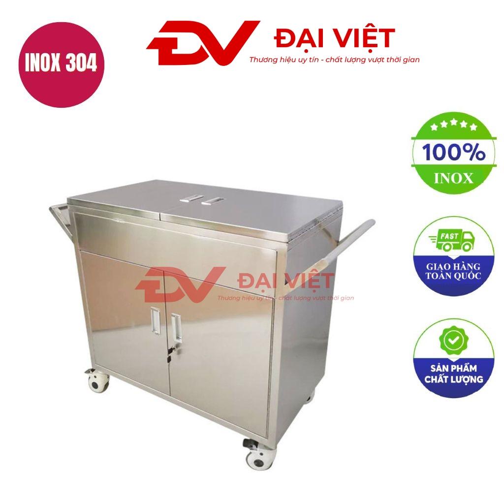 Tủ inox y tế 4 cửa 1 ngăn kéo chất lượng cao tại bệnh viện