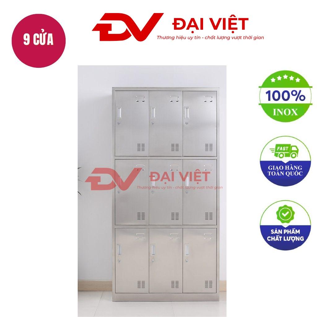 Tủ quần áo inox 9 cửa 1800x900x390mm