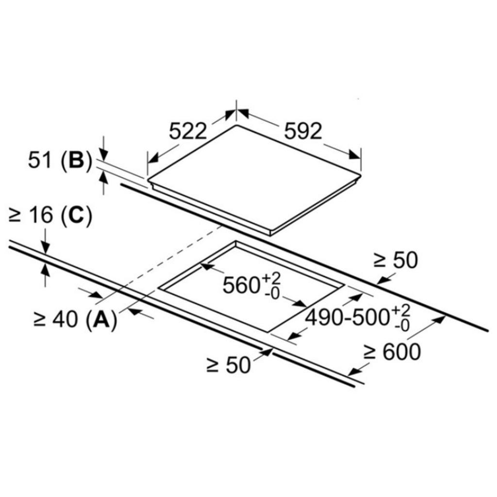 Bảng điều khiển DirectSelect Bếp từ Bosch PVJ611FB5E