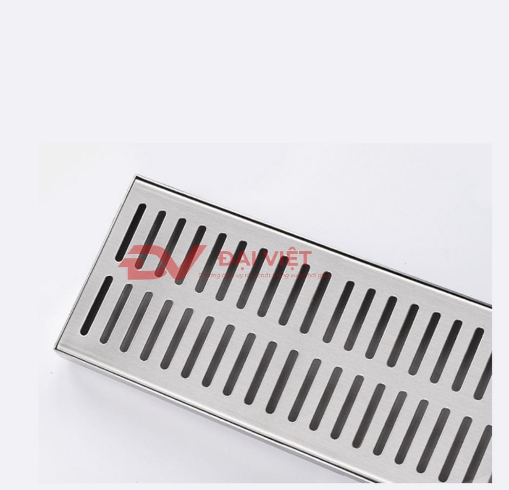 Chống tắc nghẽn hiệu quả với vỉ thoát sàn inox 50x10x6cm