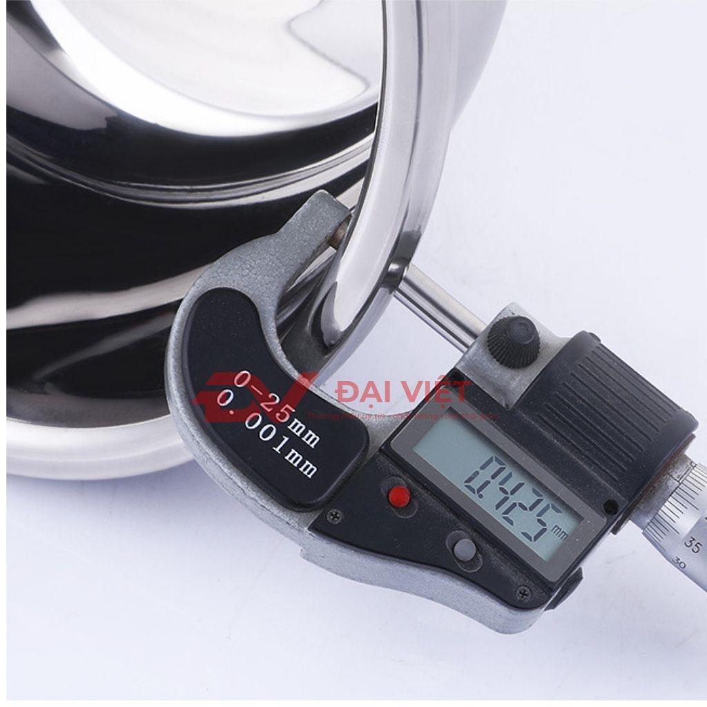 Logo Cơ Khí Đại Việt và hình ảnh thau inox tròn 80cm hiện đại trong nhà bếp