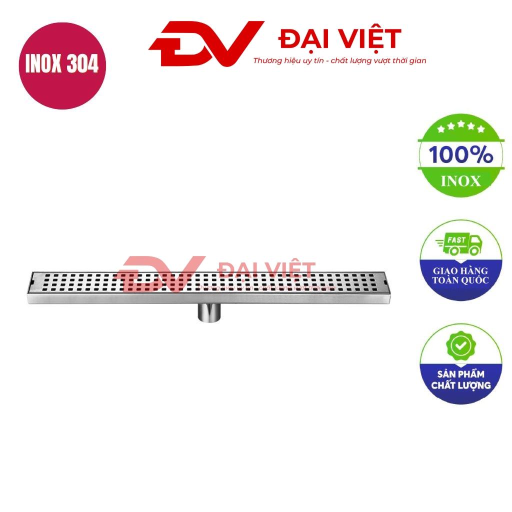 Máng thoát sàn inox 70x15x6.7cm kích thước chuẩn
