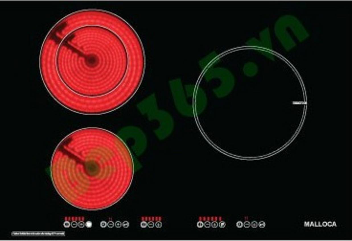 .Bếp từ kết hợp hồng ngoại Malloca DZC-5083