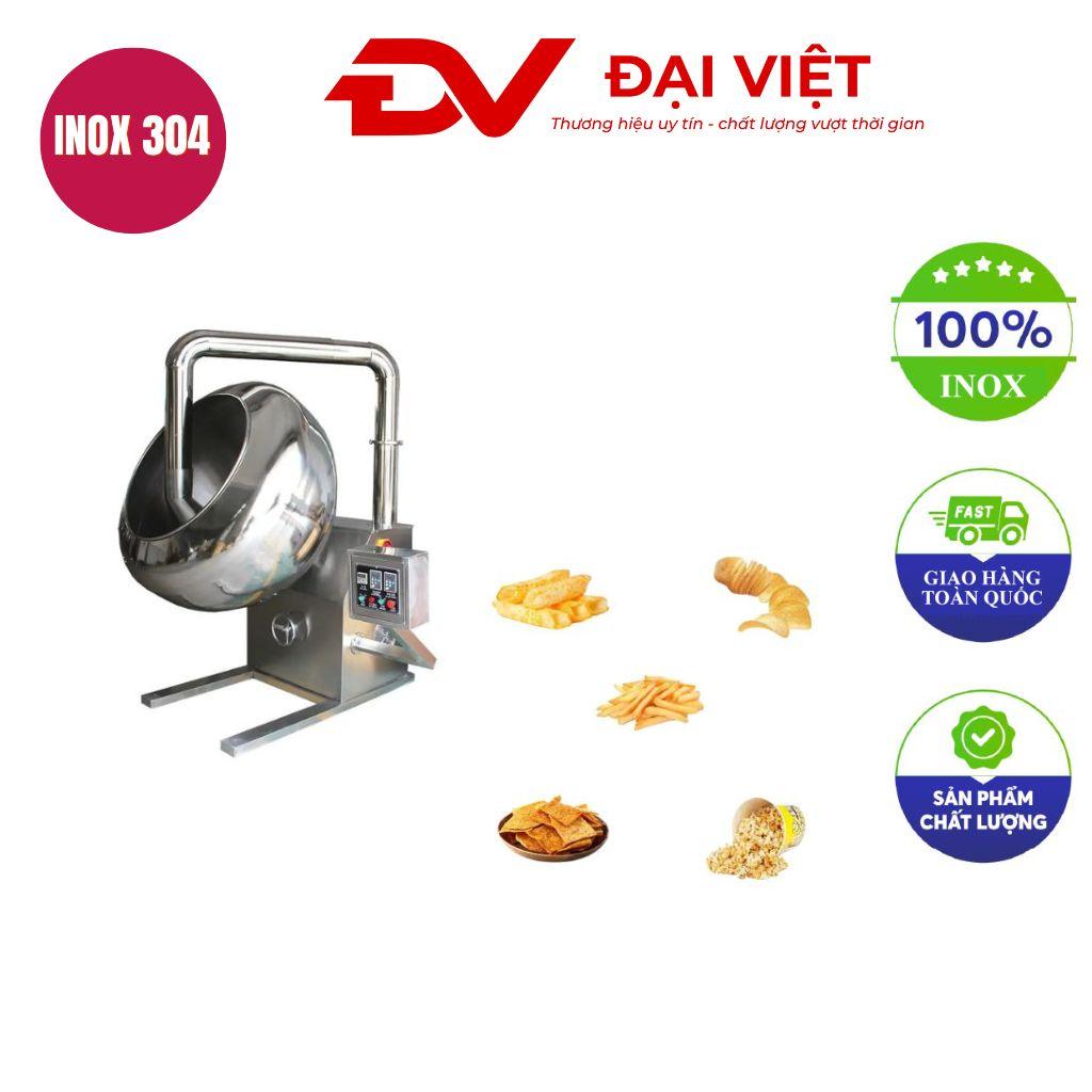 Máy trộn bánh tráng trộn dạng lồng quay inox 304 dung tích lớn thiết kế hiện đại trộn nguyên liệu bánh tráng