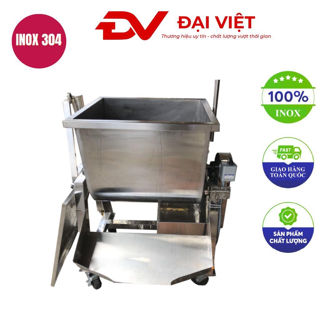 Máy trộn thực phẩm công nghiệp inox 304 công suất 5kw trộn nguyên liệu 30kg