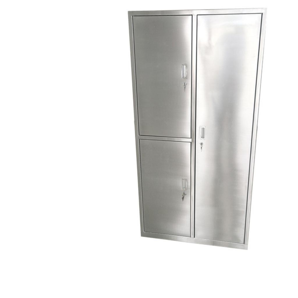 Chân đế cao su chống trượt của Tủ quần áo 3 cửa mái dốc 900x420x1800mm