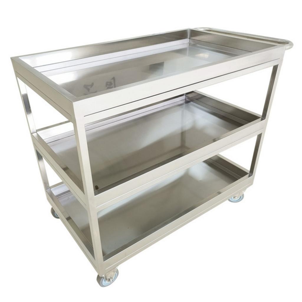 So sánh bảng tính năng xe đẩy inox 3 tầng 800x500x900mm với các sản phẩm inox khác