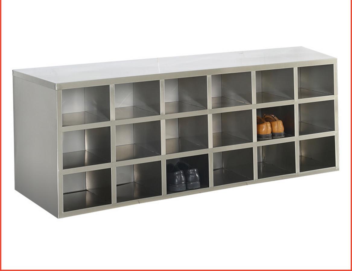 So sánh tủ giầy inox 18 hộc 1800x600x600 với tủ gỗ và tủ nhựa