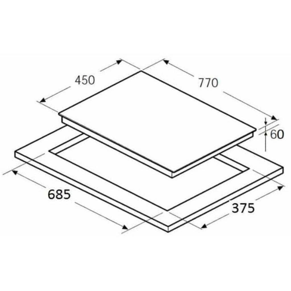 Thông số kỹ thuật Bếp từ đôi Hafele HC-I772C 536.61.575 lắp âm