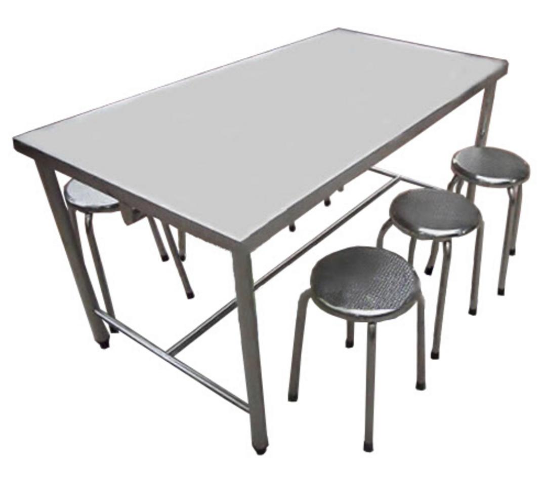 Thông số kỹ thuật Bộ bàn ăn inox 6 ghế 1.5m